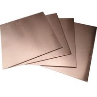 Plaque de cuivre de 2 mm - 1220 mm de large, 0,8 mm - 80 mm d'épaisseur, en stock, vente chaude, tôles de toiture en cuivre plates, prix à la tonne