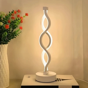 Lámpara de Mesa LED de Hierro Minimalista Moderna, Inalámbrica, Flexible, Ajustable, Regulable, Lámpara de Escritorio Decorativa, Luz Nocturna para Ambiente de Bar - Product Image 5