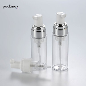 Botella Redonda de PET con Bomba de Espuma de 32/400, 40 ml, 50 ml, 80 ml – Botella de Plástico para Jabón Espumoso, Limpiador Facial y Jabón en Espuma - Product Image 1