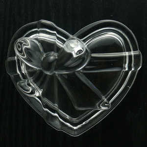 Pot de stockage <span class=keywords><strong>en</strong></span> forme de <span class=keywords><strong>coeur</strong></span> <span class=keywords><strong>en</strong></span> <span class=keywords><strong>verre</strong></span> rayé Love avec couvercle pour bijoux de chambre bonbons ou stockage et conteneur d'aliments - Product Image 6