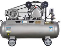 Pompe à air électrique de compresseur d'air entraîné lubrifié par huile portatif de piston alternatif à connexion directe à vendre