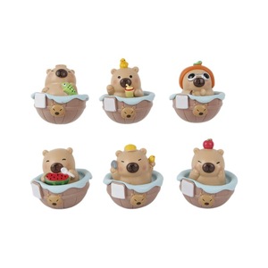 HY198 Vente Chaude Dormir Capybara Pvc Poupée Écouter L'eau Cochon D'inde En Peluche Jouet Mignon Graisse Capybara Jouet - Product Image 3