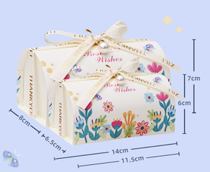 Boîte à dragées en forme de fleur de perle DAMAI pour les réceptions de mariage, les cadeaux de mariage, les décorations de table, boîtes en papier - Product Image 5