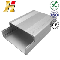 Caja de Conexiones de Aluminio Extruido Personalizada OEM ODM, IP54, 50x110x130mm