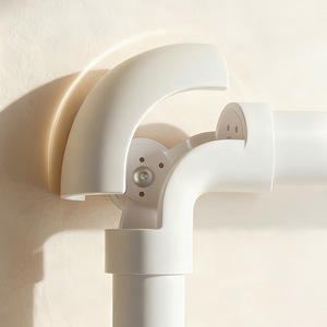 Barre d'appui en L pour salle de bain, en alliage d'aluminium et de magnésium, fixation murale, capacité de charge 300 kg, design moderne et épuré - Product Image 1