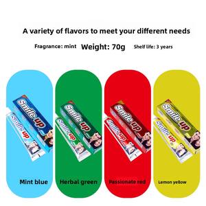 <span class=keywords><strong>Pasta</strong></span> Dental con Sabor a Menta <span class=keywords><strong>de</strong></span> Calidad <span class=keywords><strong>de</strong></span> Exportación, 70g, Sin Flúor, Reduce la Placa, Refresca el Aliento, Blanquea los <span class=keywords><strong>Dientes</strong></span>, Disponible en Cuatro Sabores - Product Image 5