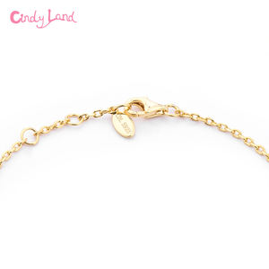 2024 Wholesale Fashion 925 Sterling <b>Silver</b> 18K Gold Plated Bee <b>Charm</b> <b>Bracelets</b> with Zircon Main Stone Ladies' Jewelry Gift - Product Image 4