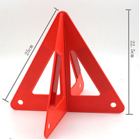 Triangle réfléchissant panneaux d'avertissement de voiture triangle d'avertissement d'urgence pliable plaque de décomposition sécurité panneaux de danger en bordure de route