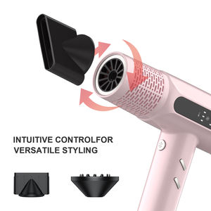 Sèche-cheveux professionnel à grande vitesse 3 réglages de fraîcheur de chaleur Sèche-cheveux de voyage léger à domicile Meilleur vendeur Caractéristique ionique DC électrique - Product Image 2