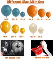 Kit de décoration gonflable rétro coloré pour la première fête d'anniversaire de bébé, thème Soleil, avec guirlande et arche de ballons
