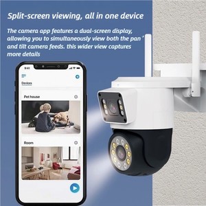 Yoosee Dual-View không dây Dome Camera giám sát HD Thông Minh tầm nhìn ban đêm với phát hiện chuyển động từ xa Wifi CMOS cảm biến - Product Image 4