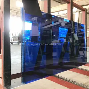 Nuovo prodotto fornitore di fabbrica di vetro colorato professionale colorato rivestito di vetro da costruzione per l'industria