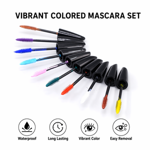 Mascara Impermeabile OEM <span class=keywords><strong>per</strong></span> Ciglia Lunghe e Incurvate, Resistente alle Sbavature, <span class=keywords><strong>Trucco</strong></span> <span class=keywords><strong>Occhi</strong></span> Colorato - Product Image 2