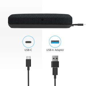 Altavoz de conferencia portátil OME Meeting Omnidireccional USB Video Cancelación de ruido Altavoces de escritorio Reproductor de audio para exteriores - Product Image 5