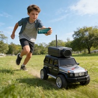 WGNRC 6406 Camion RC miniature tout-terrain à l'échelle 1/64, voiture RC de drift contrôlée par application, transmission Wifi FPV, caméra HD, mini voiture RC de drift de bureau