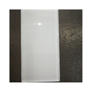 Thiết kế hiện đại thủy tinh trắng bóng tàu điện ngầm gạch 75x150*8mm nhà bếp backsplash ốp tường để sử dụng nội thất cho sàn và phòng