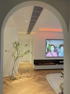 Chimenea de decoración LED moderna con llama de control remoto, tira de luz de decoración eléctrica para interiores y exteriores - Product Image 2