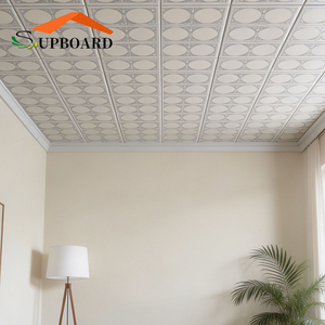 Panneau de plafond en PVC de style Mid-Century, haute sensibilité intellectuelle, pour chambre et bureau - Product Image 1