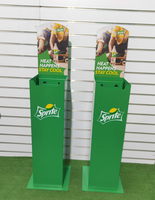 Présentoir de merchandising vertical en métal personnalisé Apache pour boissons, étagère surélevée pour le stockage de bouteilles et de canettes en magasin