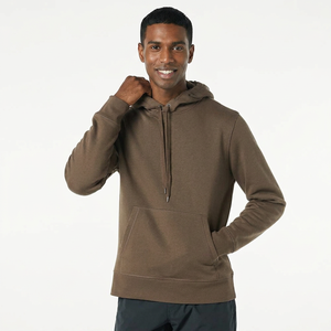 Sudadera con Capucha Slim Fit Estilo Hip Hop para Hombre, 100% Algodón, Varios Colores, Sudadera con Capucha Lisa, Felpa Gruesa con Estampado - Product Image 1
