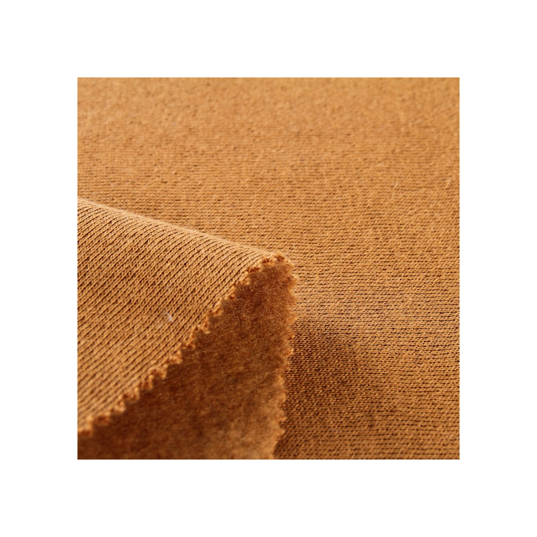 Дешевая вязальная ткань цвета хаки tc, французская махровая ткань, хлопчатобумажная ткань