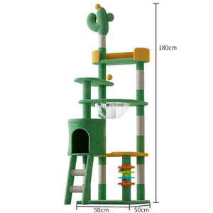 New Arrival Cactus Cat Tree Luxury Cat Climbing Tree <b>Large</b> Cat Tree House - Product Image 1