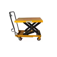 150kg 720mm PT150A Portable Mini plate-forme élévatrice manuelle à ciseaux simple Table élévatrice hydraulique légère et petite