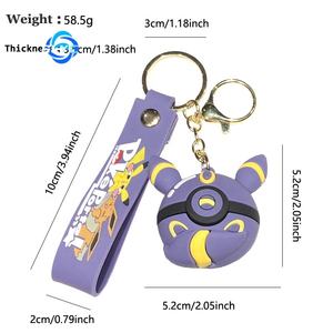 Nouveau porte-clés Poké Ball Sprigatito, porte-clés de voiture Pokemoned, pendentif pour sac à dos d'étudiant - Product Image 4