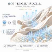 Parure de draps 100 % Tencel Lyocell 400TC certifiée OEKO-TEX, en bambou Lyocell, soyeuse, rafraîchissante, de luxe, OEM