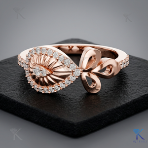 Anillo de Aniversario Clásico con Diamante Cultivado en Laboratorio, Oro Sólido, Diseño Geométrico Vintage, Joyería Fina Hecha a Medida para Mujer, Venta al Por Mayor - Product Image 6