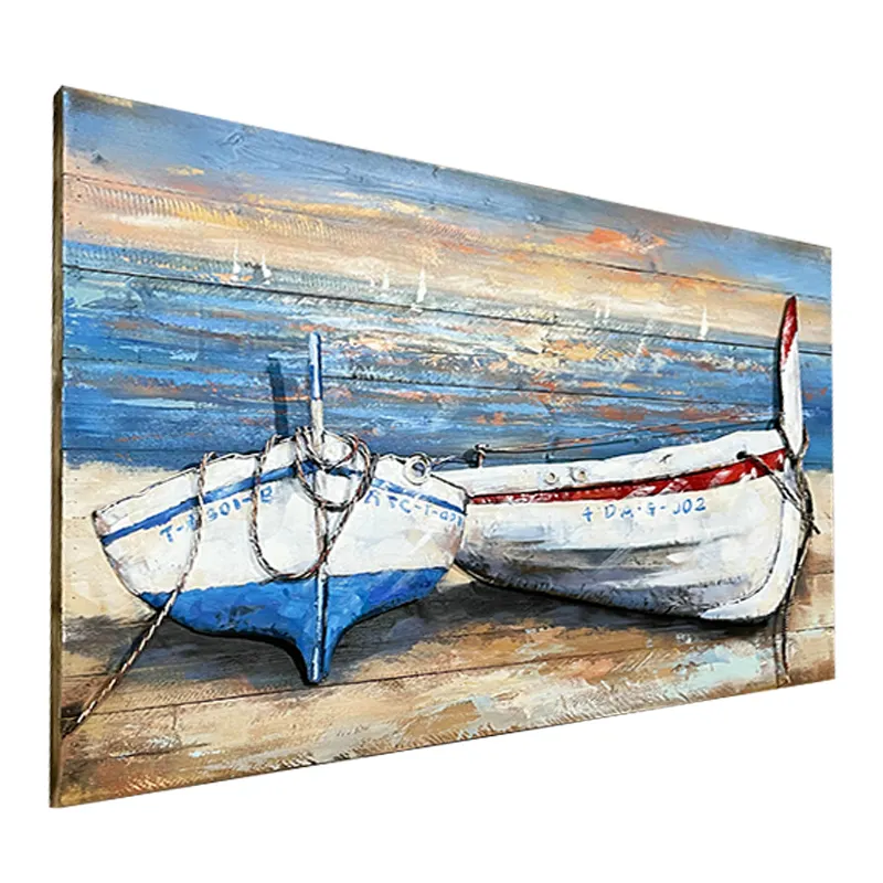 OEM ODM Factory Custom Home Decoration Boat Picture Canvas Prints Paintings