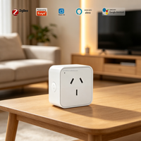 Prise intelligente WiFi Tuya standard AU NZ 16A avec moniteur d'énergie, minuterie, contrôle à distance via application, prise intelligente compatible avec ESP8685, possibilité de réinitialiser le micrologiciel