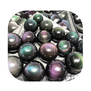 Sfere di cristallo di alta qualità per decorazioni di cristallo di ossidiana all'ingrosso rari cristalli naturali di alta qualità - Product Image 1