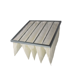 Filtre à air multi-poches en fibre synthétique pour CVC, cadre en aluminium F5 F6 F7 F9, prix usine - Product Image 4