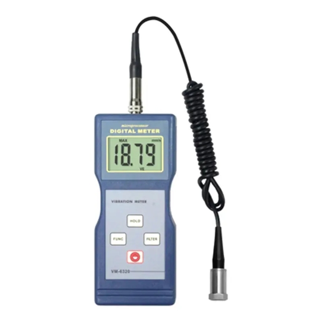 HEDAO Popular Vm-6310 Vibration Tester Portable for Velocity 0.01~199.9mm/s Digital Vibration Meter