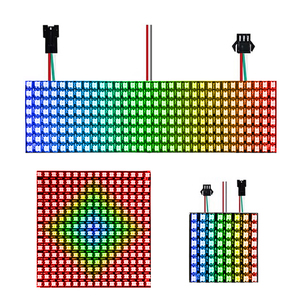 Panel <span class=keywords><strong>LED</strong></span> Digital WS2812B de 5V, 16*16 píxeles, Flexible, Pantalla de Píxeles Individuales, Decoración de Pared, Panel de Matriz <span class=keywords><strong>LED</strong></span> Inteligente Direccionable - Product Image 3