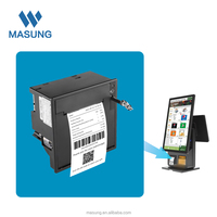 Impresora de Tickets MASUNG MS-FPT201P de 2 Pulgadas (100 mm/s) con Cortador Automático, Módulos de Impresora Térmica Integrados para Kiosco
