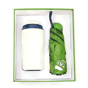 Healing Style Fresh Gift Set Notebook 5-Fold Umbrella USB Flash Drive Custom Logo Souvenir Gift - Product Image 6