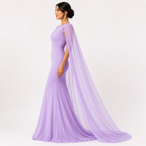 Vestido Maxi de Verano sin Tirantes 2026, Vestido Elegante Informal de Gasa Lila para Mujer, Talla Grande - Product Image 2