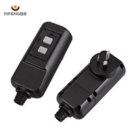 Prise RCD de haute qualité 10A/15A IP54, câble électrique portable à 3 broches, longueur personnalisable, protection contre les surtensions en plastique, auto-test pour