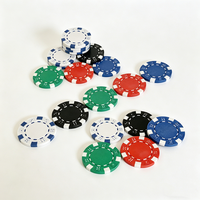 Jetons de poker en PS écologiques et durables en gros, personnalisables avec logos et couleurs, pour les divertissements de fête