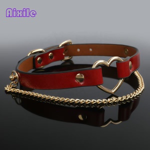 Kit BDSM <span class=keywords><strong>Bondage</strong></span> pour Couple, Kit de Contrainte pour Cosplay, Collier Sexuel en Cuir et Ensemble Laisse pour Jeux SM, Outil de Flirt - Product Image 3