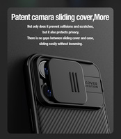2023 nouveau Nillkin CamShield Pro TPU PC étuis diapositive caméra lentille couverture téléphone portable coque arrière pour Iphone 15 Pro / 16 Pro Max