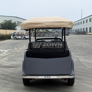 Vehículo Turístico Eléctrico de 4 Plazas con Certificación CE, Estilo Vintage Retro Clásico para Transporte de Turistas en Resorts, Campus y Parques - Product Image 5