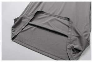 Verano hombres manga corta deportes americano entrenamiento muscular Fitness Color sólido manga corta baloncesto fútbol correr <span class=keywords><strong>camiseta</strong></span> - Product Image 6