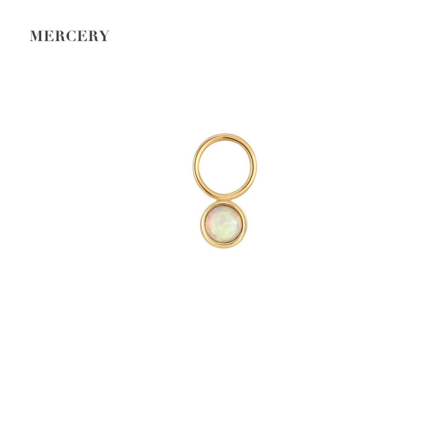 Индивидуальная подвеска Mercery с прогнозом поо, жемчуг ODM, аксессуары для ювелирных изделий на заказ, фурнитура 14 карат, цельное золото, ювелирные изделия, серьги «сделай сам», подвеска