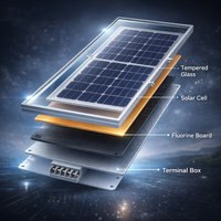 Farola Solar Integrada para Exteriores, IP65 Impermeable, LED, Alimentación AC/DC/Batería, Aleación de Aluminio, Certificación CE, Control por Aplicación (5 Años de Garantía)