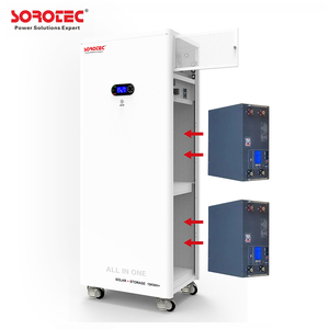 Sorotec – onduleur hybride <span class=keywords><strong>solaire</strong></span> tout-en-un 5,6 kw 8kw avec batterie LiFePO4 système de stockage d'énergie <span class=keywords><strong>solaire</strong></span> 100ah 200ah - Product Image 1