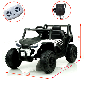 Trottinette électrique pour enfants en <span class=keywords><strong>stock</strong></span> aux États-Unis, voiture électrique 6V 4.5AH, batterie double moteur 25W avec télécommande 2.4G et ceinture de sécurité à trois points - Product Image 2