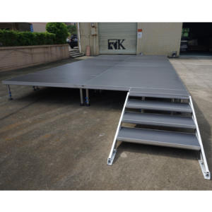 Escenario móvil de aluminio con altura ajustable para decoración de fiestas - Product Image 3